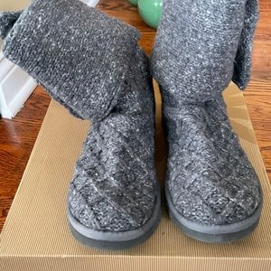 Grey Ugg Boots; size 7